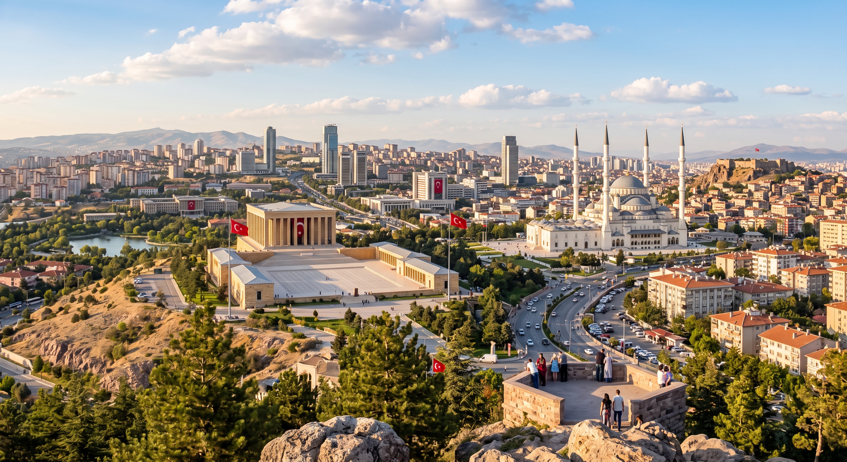 Vista panorámica de la capital de Turquía